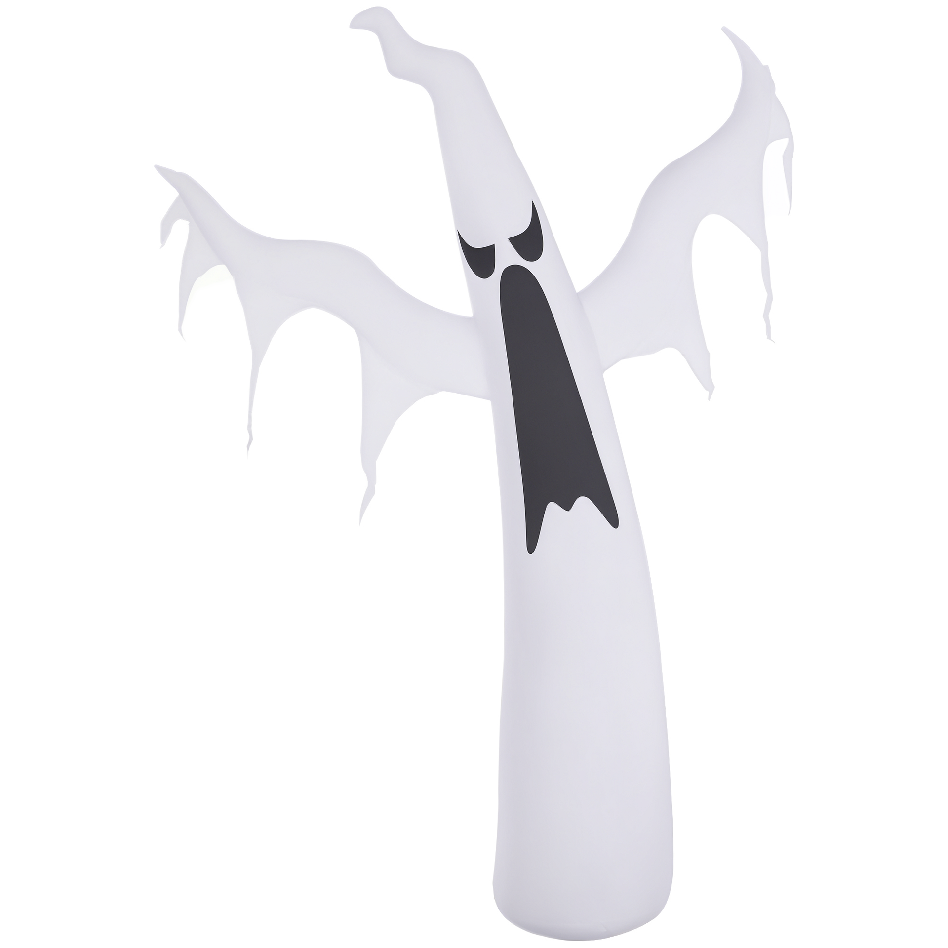 Halloween Inflatables Outdoor Decorations White Ghost, Light Up Blow Up Yard Decor with LED Light and Fan Indoor Outdoor for Garden, Lawn, Party, Holiday
