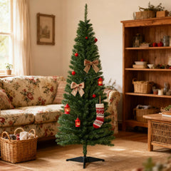 Christmas Tree,Artificial Pencil Tree, Ideal for Festive Displays with Easy Setup