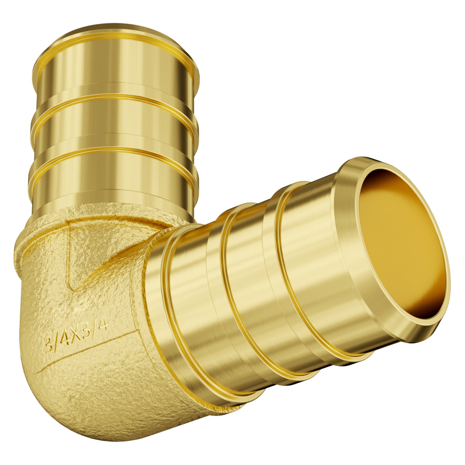 Pipe Fittings 3/4" 50PCS Brass Clamp-style Elbows for Heating Systems