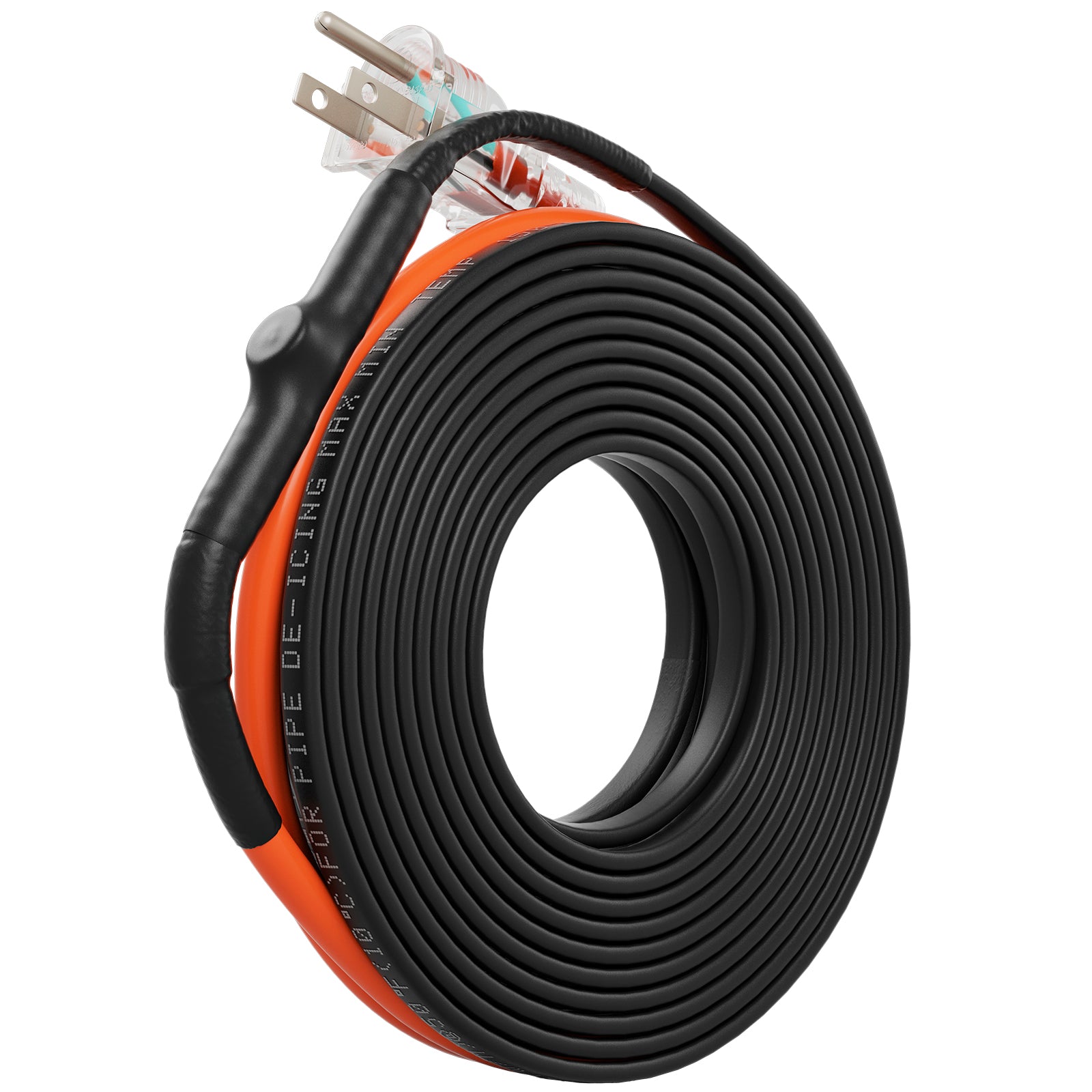 Self-Regulating Pipe Heating Cable, 30-feet 5W/ft Heat Tape for Pipes Freeze Protection, Protects PVC Hose, Metal and Plastic Pipe from Freezing, 120V