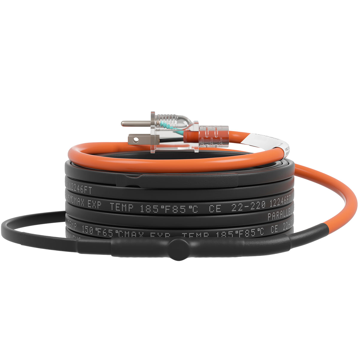 Self-Regulating Pipe Heating Cable, 30-feet 5W/ft Heat Tape for Pipes Freeze Protection, Protects PVC Hose, Metal and Plastic Pipe from Freezing, 120V