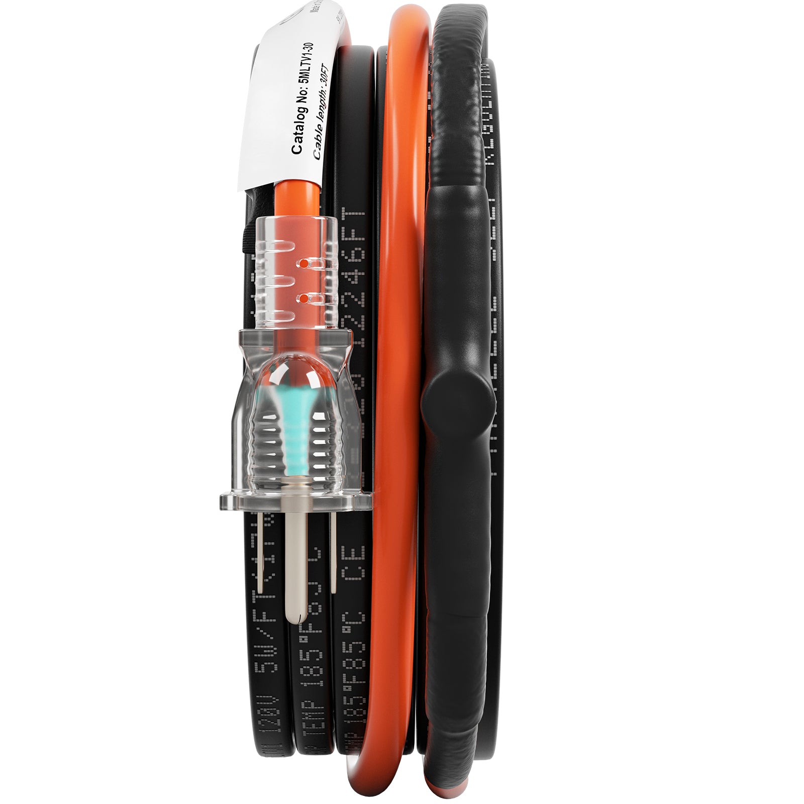 Self-Regulating Pipe Heating Cable, 30-feet 5W/ft Heat Tape for Pipes Freeze Protection, Protects PVC Hose, Metal and Plastic Pipe from Freezing, 120V