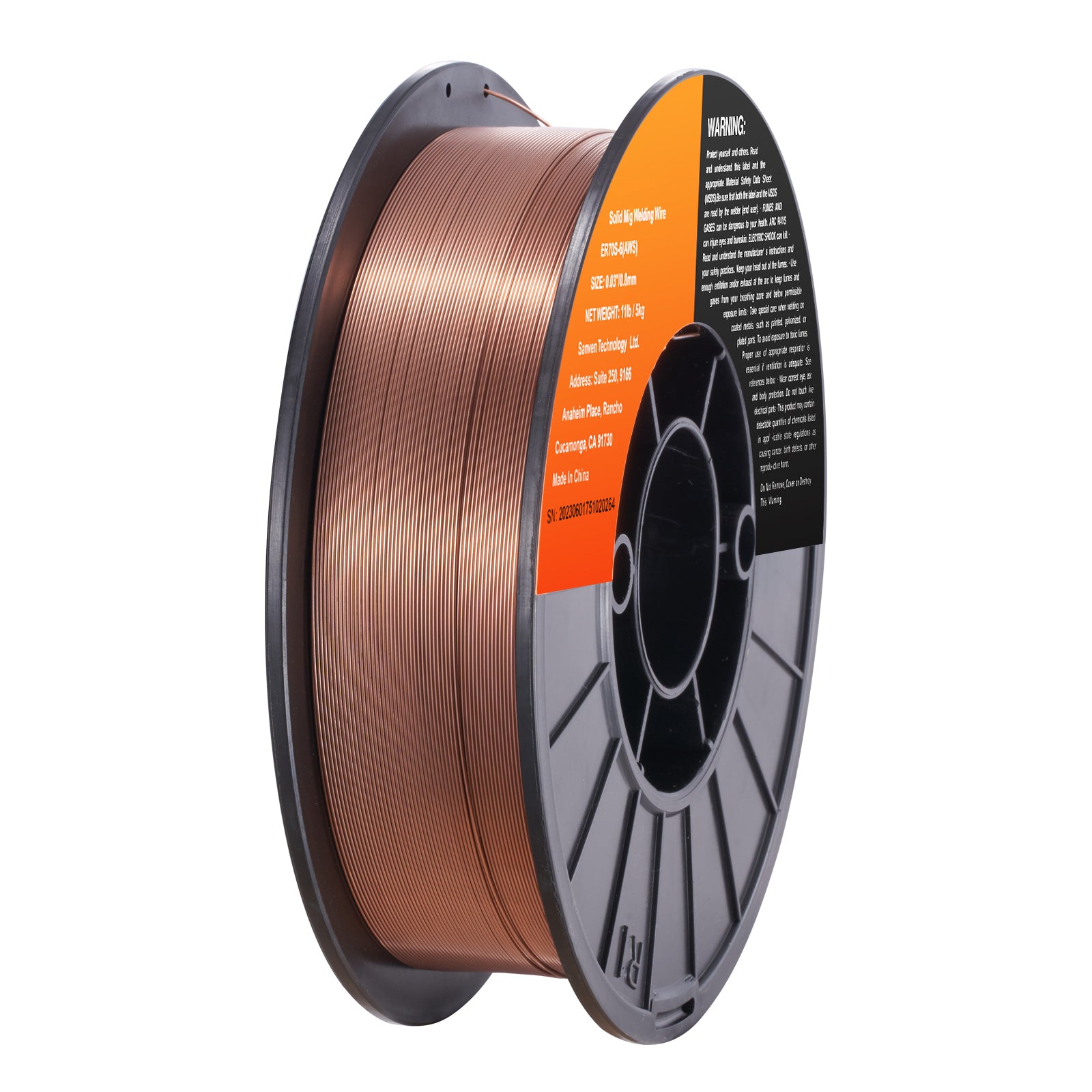 Solid MIG Welding Wire ER70S-6 0.03-inch 11LBS Mild Steel MIG Welding Wire