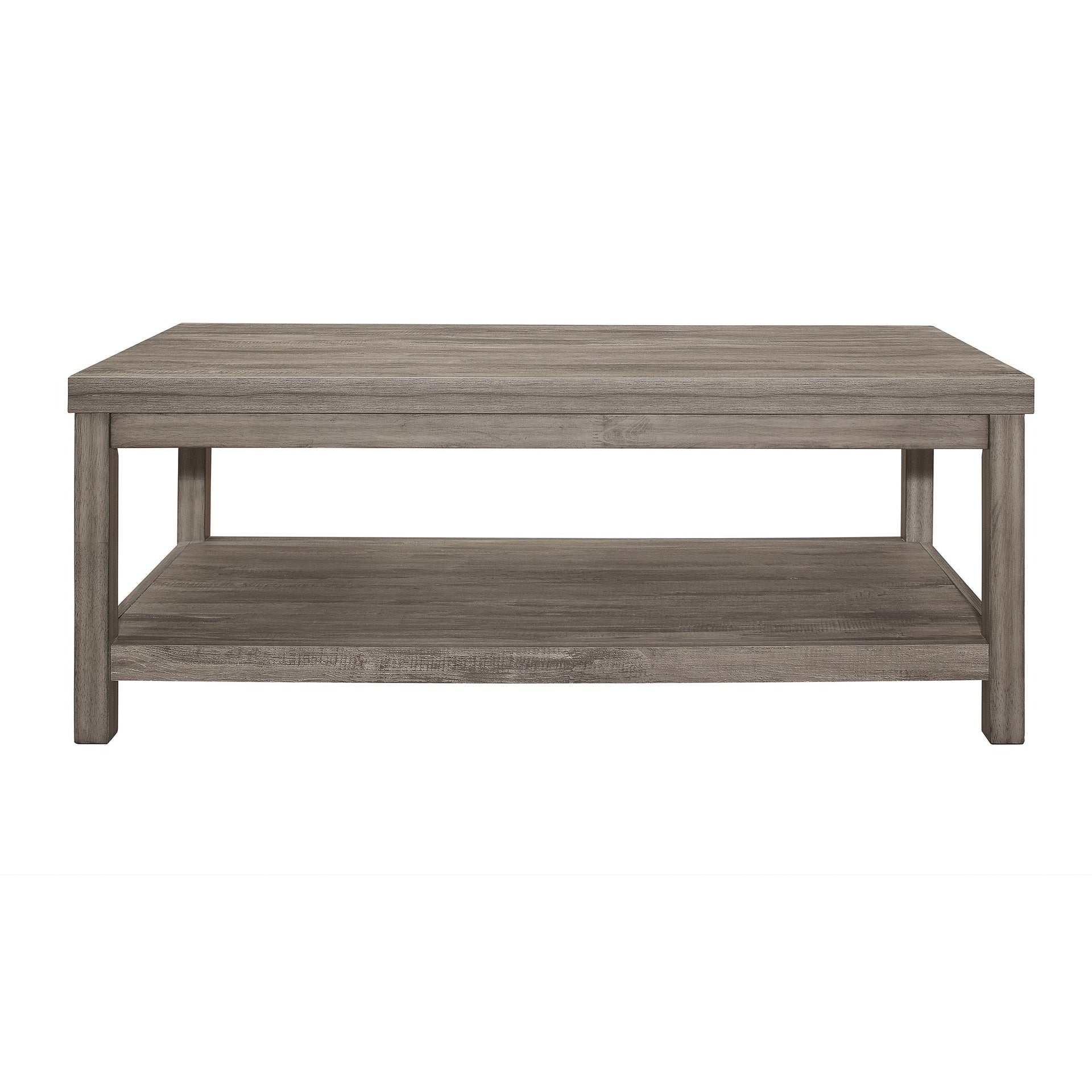 Transitional 3pc Table Set Occasional Tables Living Room Furniture 1x Coffee Table And 2x End Tables Melamine Laminate Rustic Style