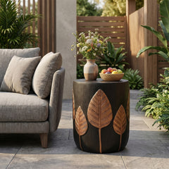 Outdoor LightWeight Concrete Side Table