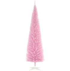 Slim Xmas Tree,Artificial Pencil Christmas Tree,with Realistic Branch Tips and Plastic Stand