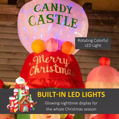 10ft Christmas Inflatables Christmas Decor Outdoor Decorations Candy Castle