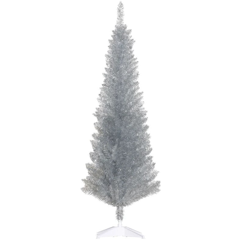 5ft Pencil Artificial Christmas Tree– Unique Addition to Your Holiday Decor Collection
