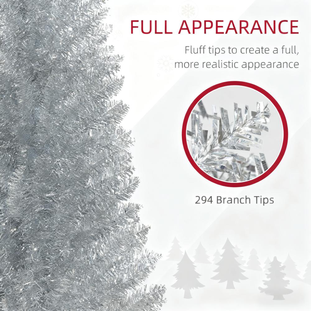 5ft Pencil Artificial Christmas Tree– Unique Addition to Your Holiday Decor Collection