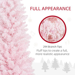 Pink  5ft Pencil Christmas Tree