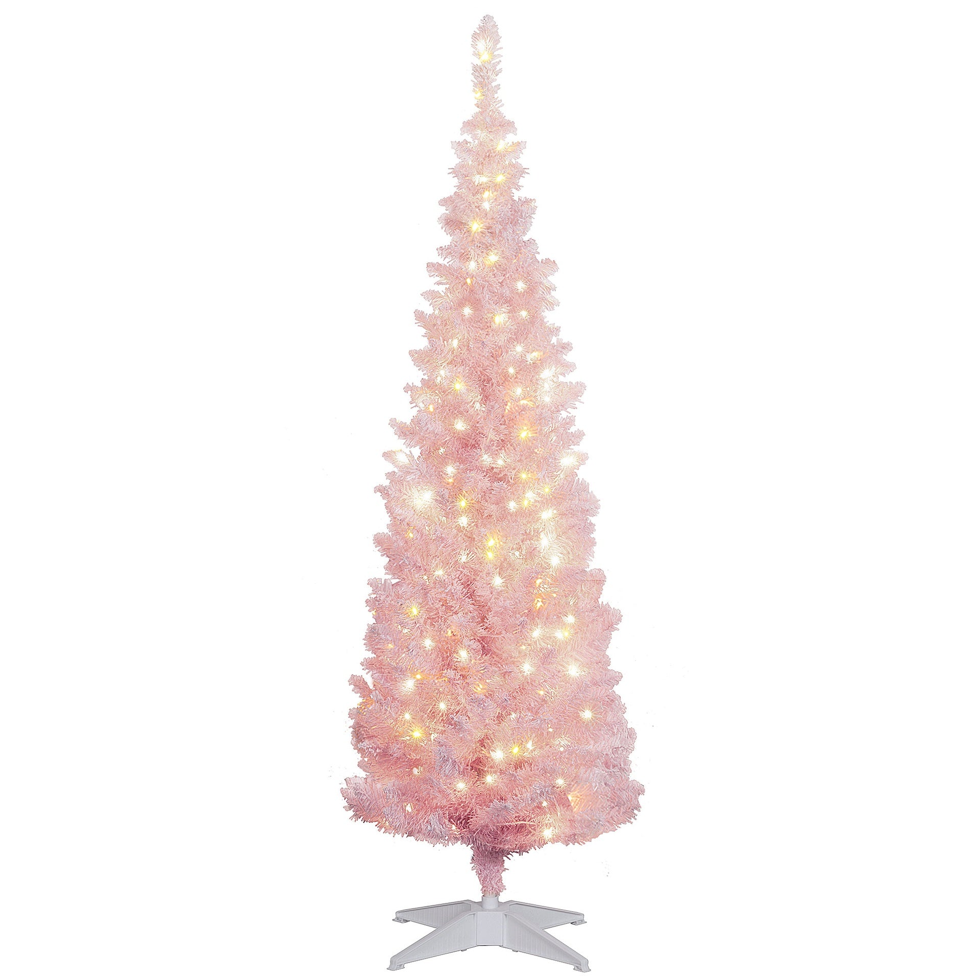 Pink  5ft Pencil Christmas Tree