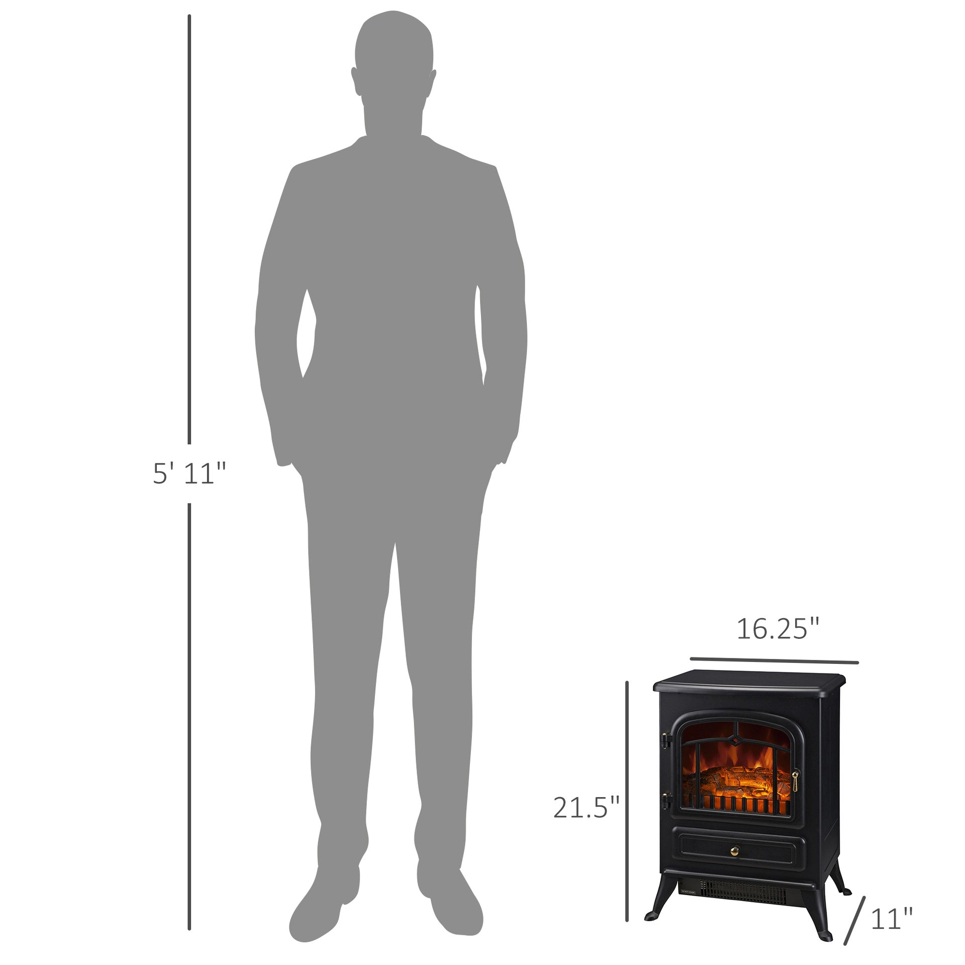 Fireplace Stove, Electric Fireplace Heater