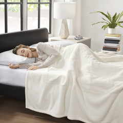 1 PCS Queen Blanket Ivory