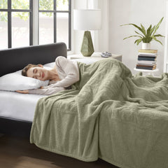 1 PCS Queen Blanket Sage