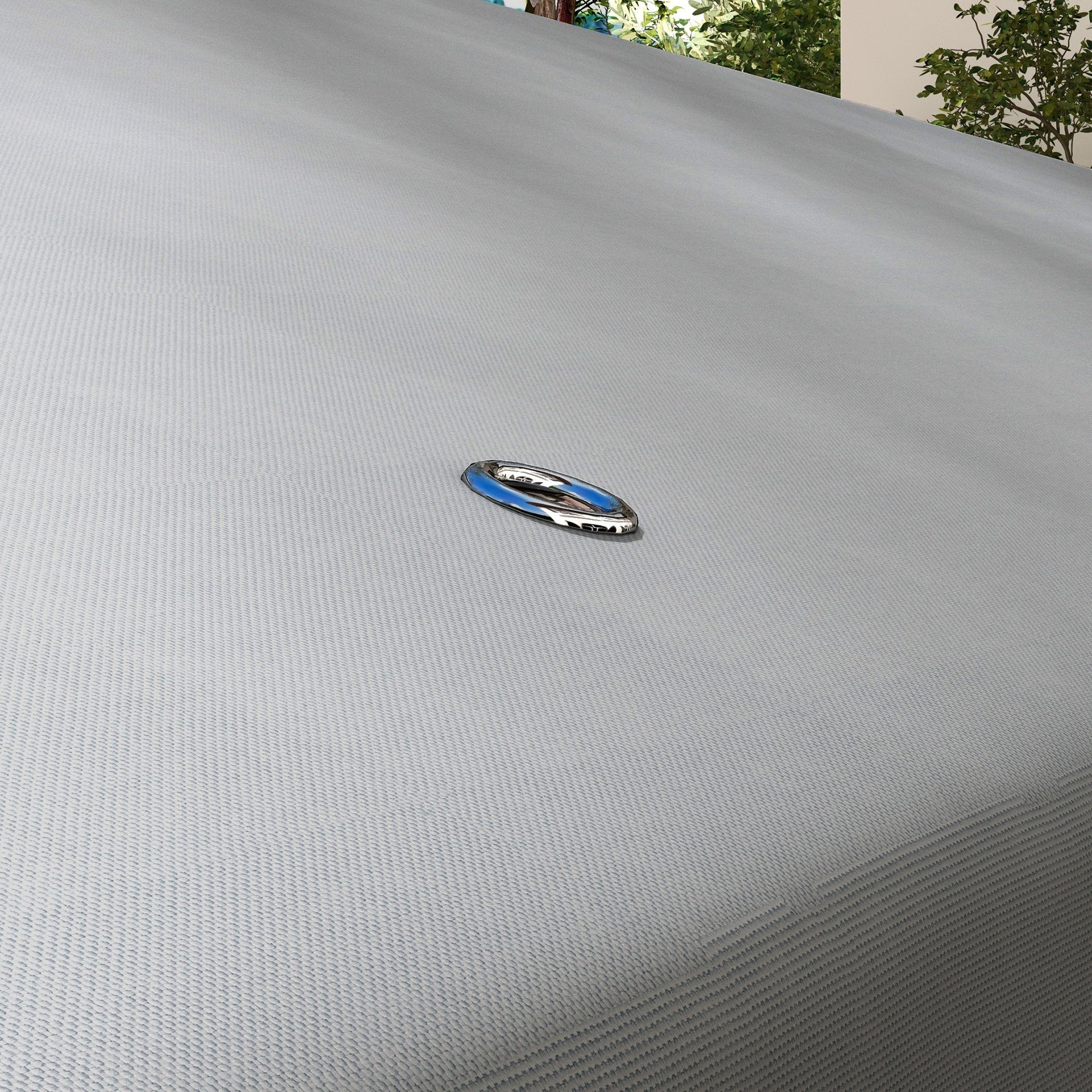 Outsunny Model 84C-051 or 84C-269 10' x 10' Gazebo Replacement Canopy, Light Gray