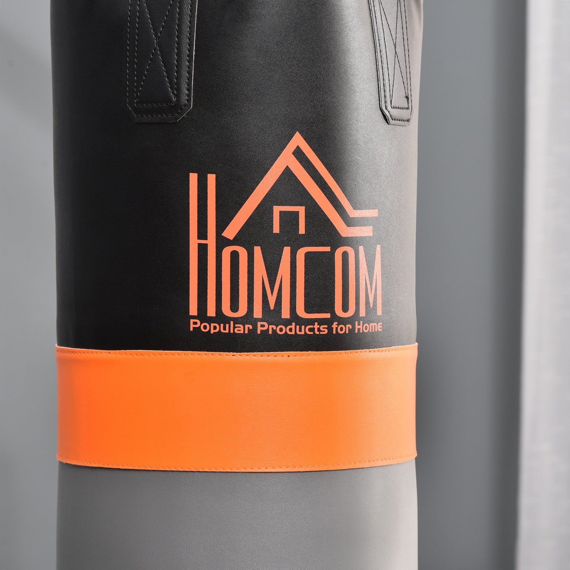 HOMCOM 2-in-1 Punching Bag with Stand for Adults, 65.7"-73.6" Height Adjustable Freestanding Heavy Bag Stand with Speedball