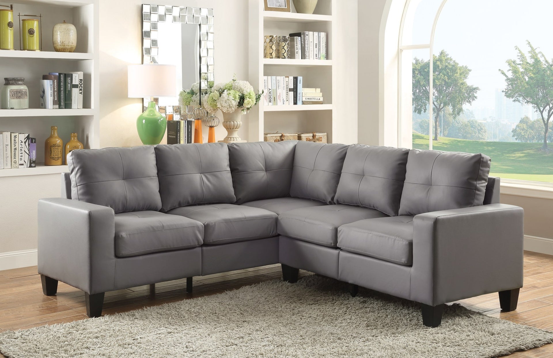 Newbury G461B-SC Sectional , GRAY