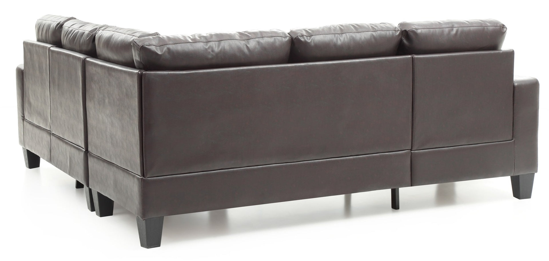 Newbury G464B-SC Sectional , DARK BROWN