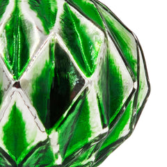 4.2x4.2x5.1" Christmas Ball Ornaments, Glass Decorative Hanging Ball Christmas Tree Ornaments for Holiday Party Decorations, Set of 4