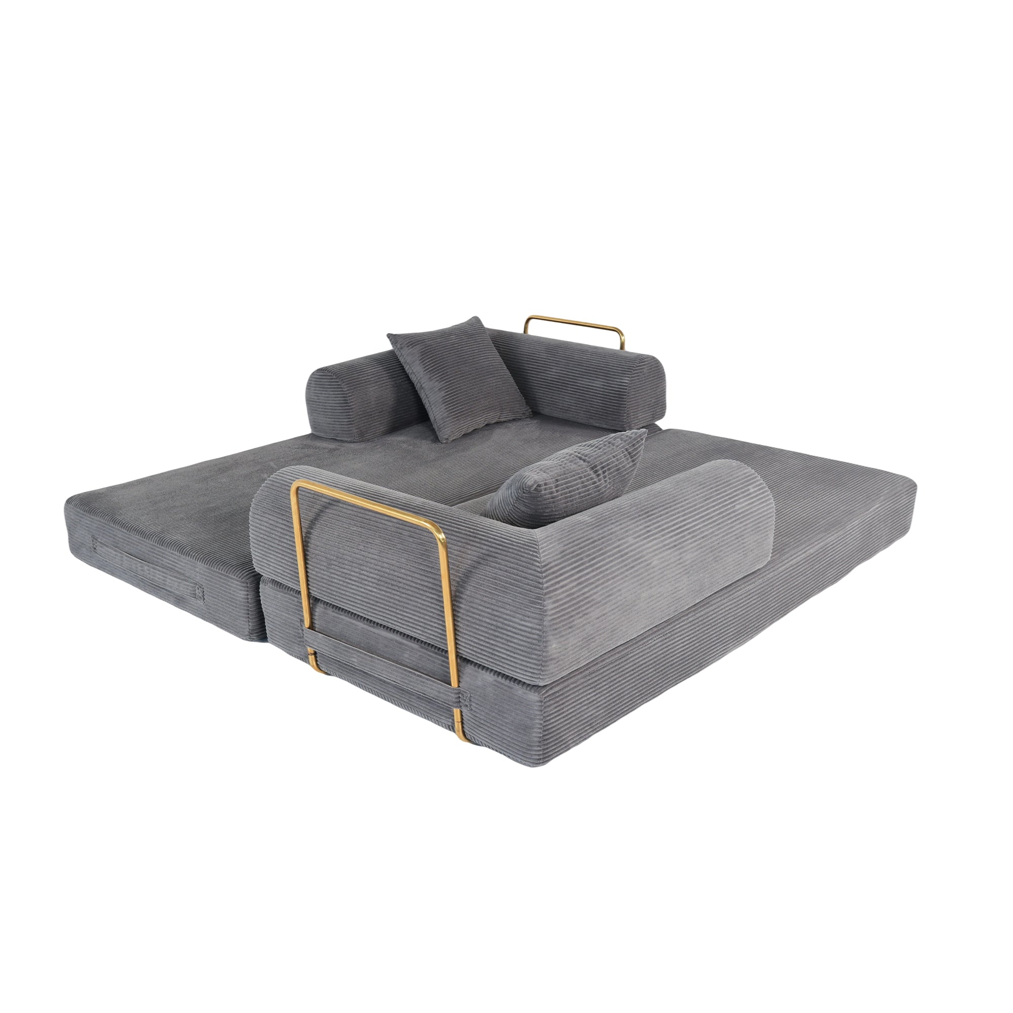 2-in-1 Foldable Sofa Bed (75")