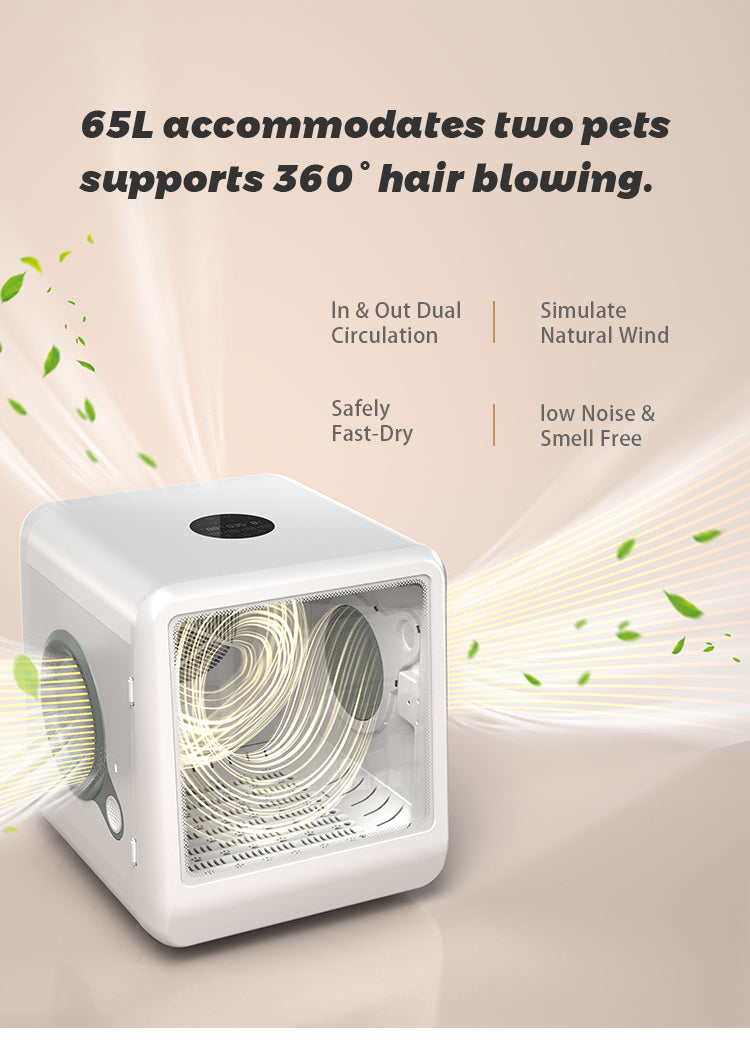 Pet Dryer Room - Cream White