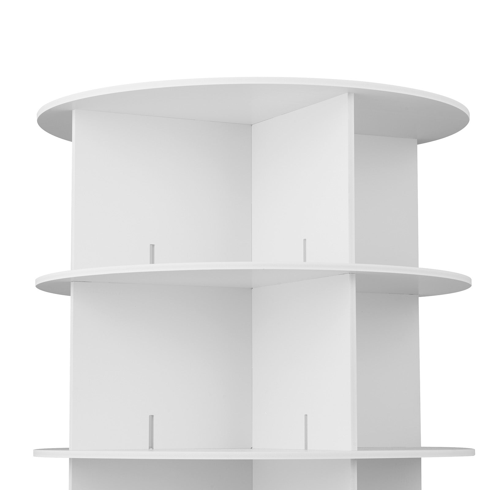 7 Tiers Rotating Shoe Rack Tower, 360° Spinning Shoe Rack, Revolving Storage Round Carousel Display, Freestanding Lazy Susan Organizer Display for Bedroom, Living Room, Entryway, Closet, White