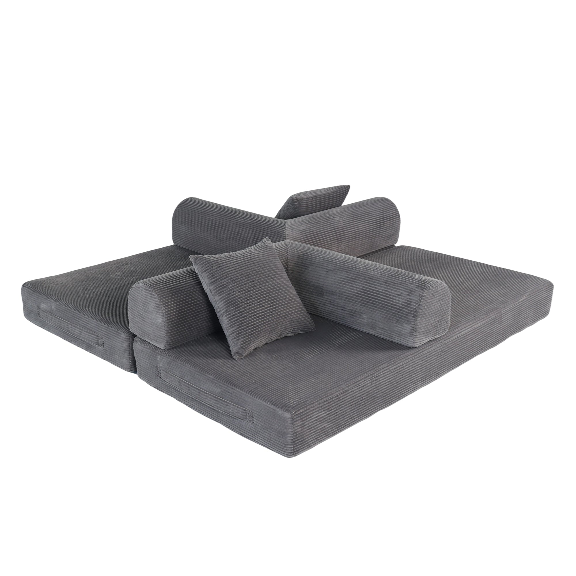 2-in-1 Foldable Sofa Bed (75")