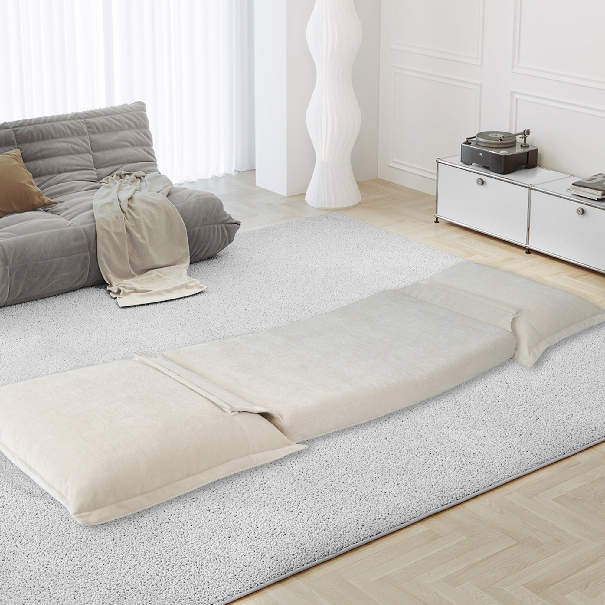 Convertible Flip Chair Floor Sofa Bed (37")