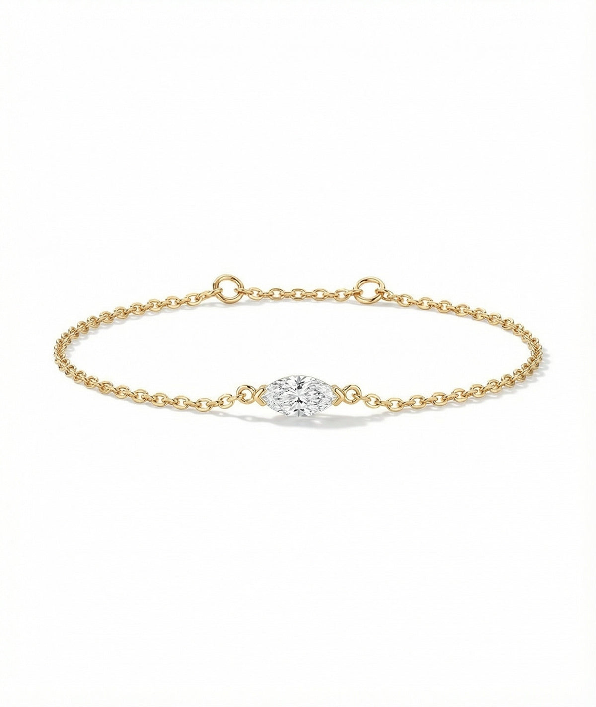 Starlight Chain Pt950 Platinum Lab-Grown Diamond Bracelet