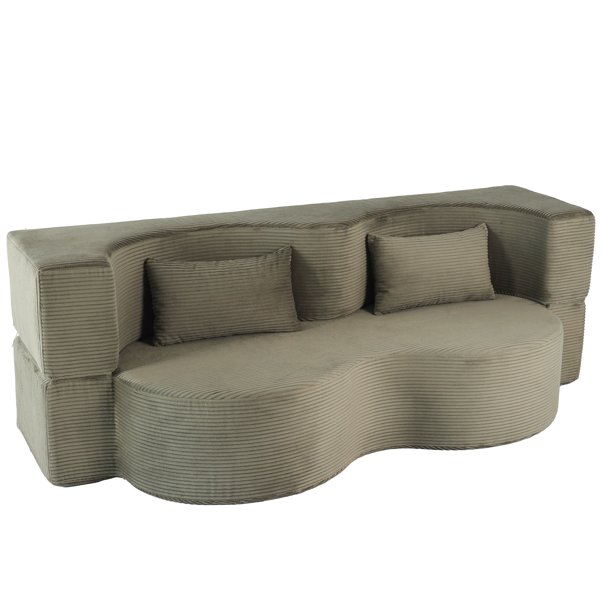 2-in-1 Foldable Sofa Bed (75")