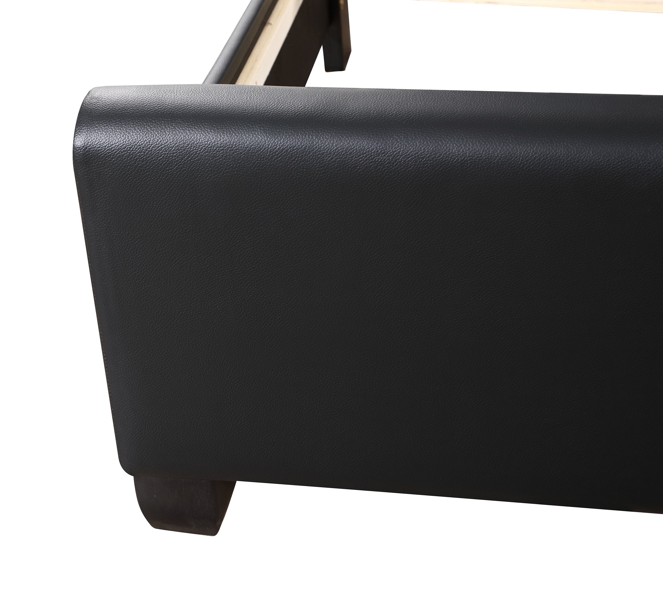 Stylish Contemporary Twin Bed In Bold Black