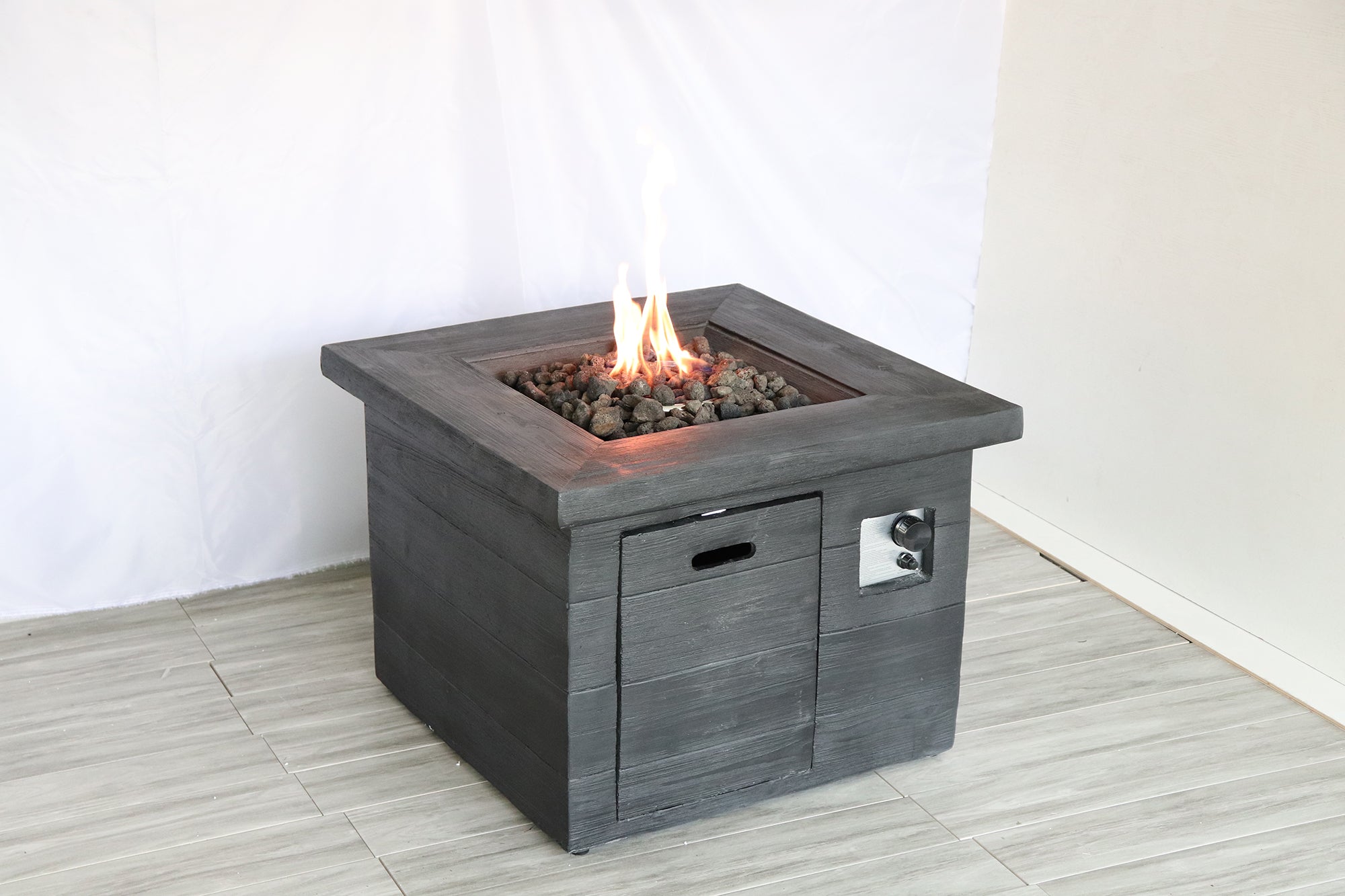 Fiber Reinforced Concrete Propane/Natural Gas Fire Pit Table