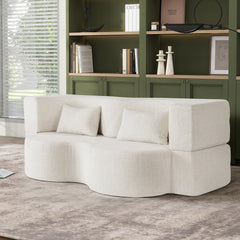 2-in-1 Foldable Sofa Bed (75")