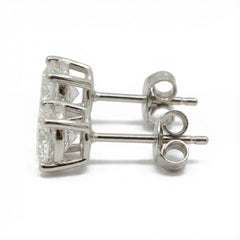 Twin Radiance 18K Yellow Gold Lab-Grown Diamond Stud Earrings