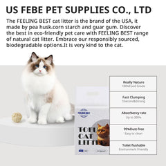 FEELING BEST Tofu Cat Litter - OR1 (Original) - 6 Pack
