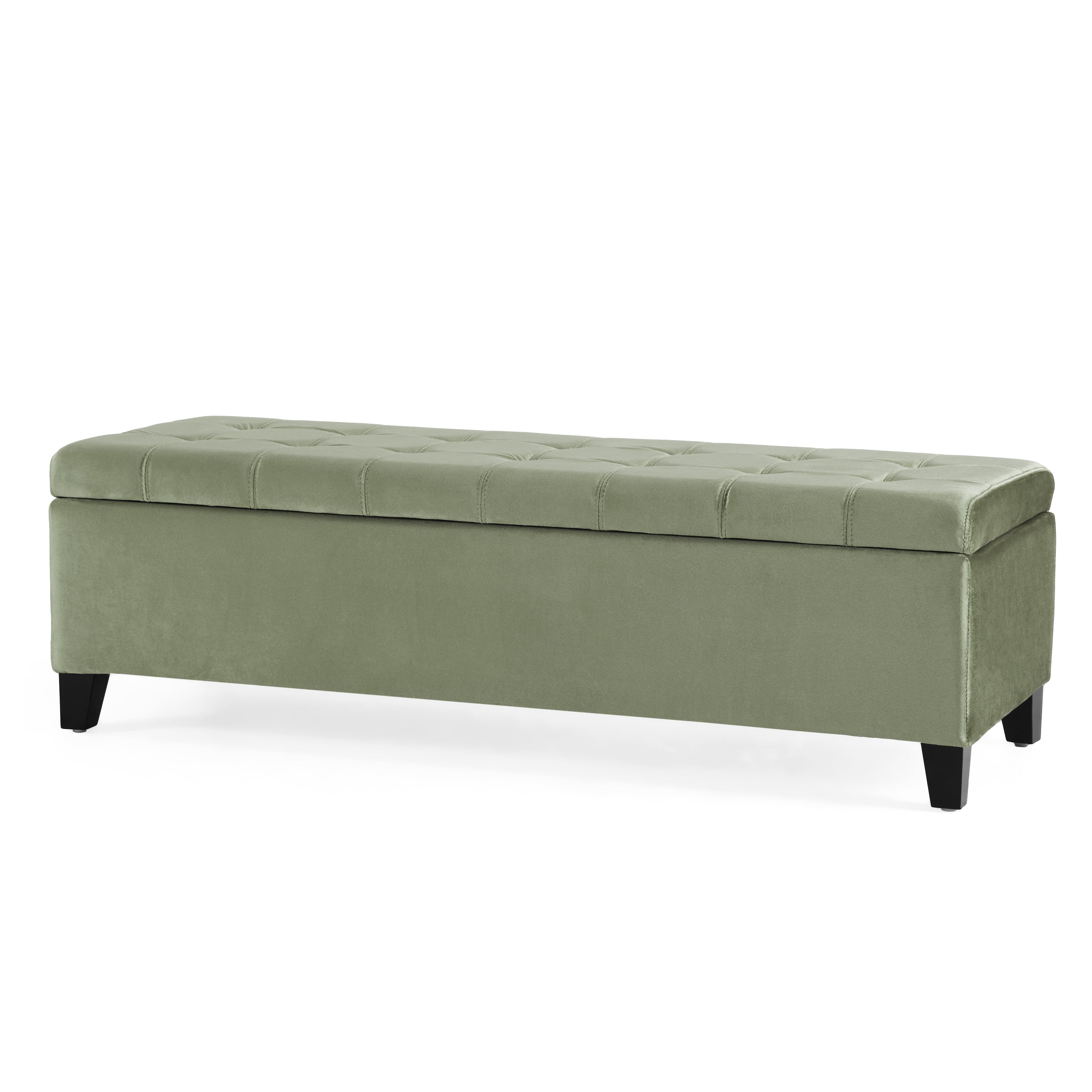 Storage Ottoman,Rectangular Ottoman Bench,Upholstered Storage Bench,Foot Rest for Living Room, Entryway and Bedroom,