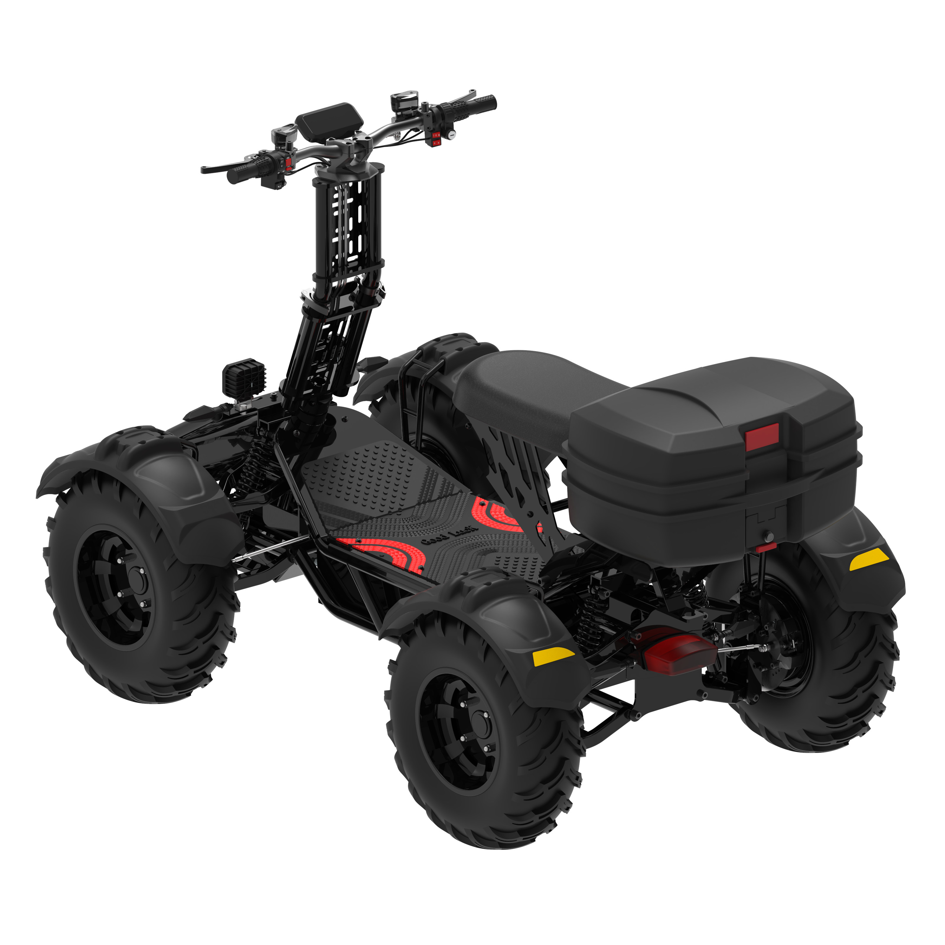 Electric ATV 2000W*4, 76V 59AH, 55km/h Max Speed, 21" Tires