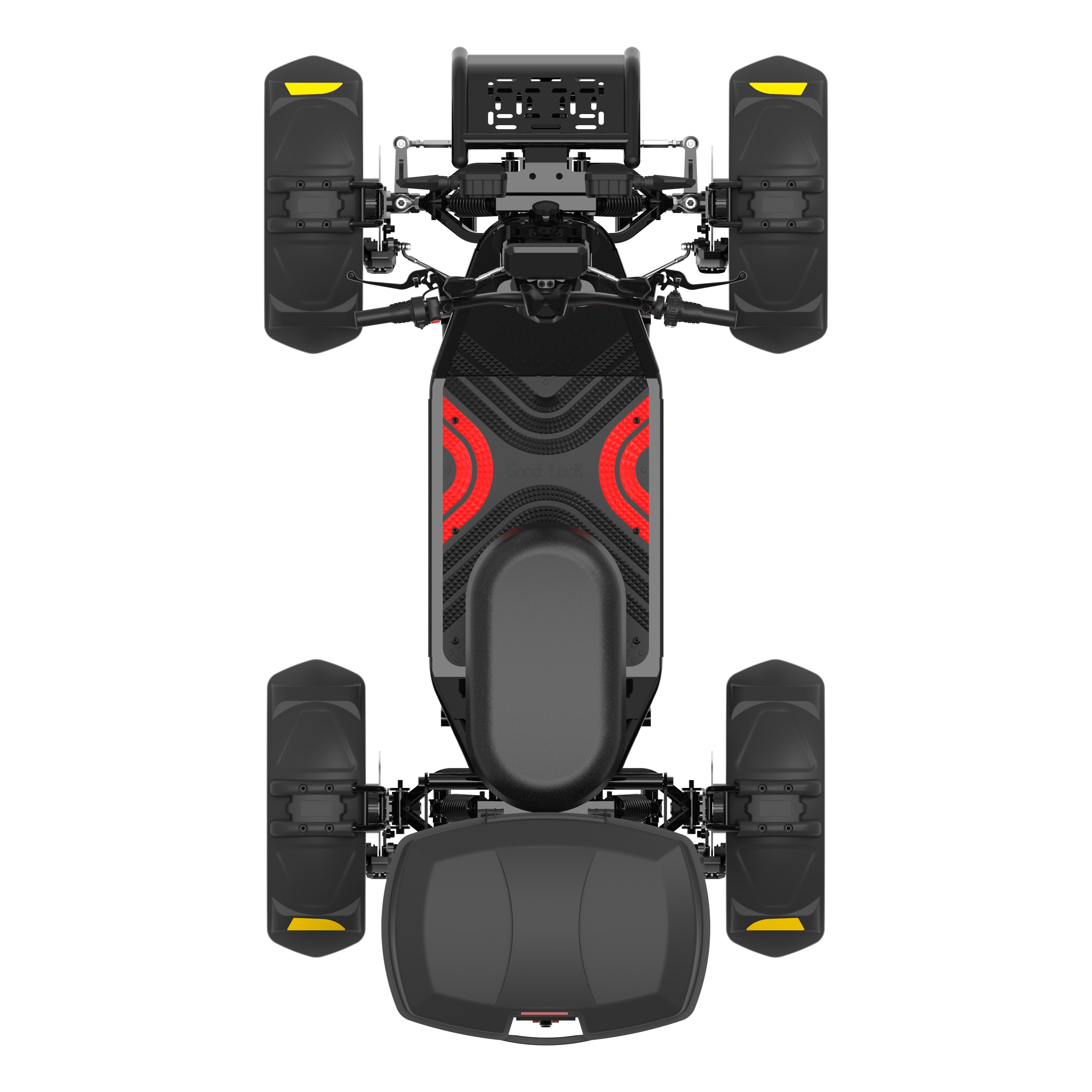 Electric ATV 2000W*4, 76V 59AH, 55km/h Max Speed, 21" Tires