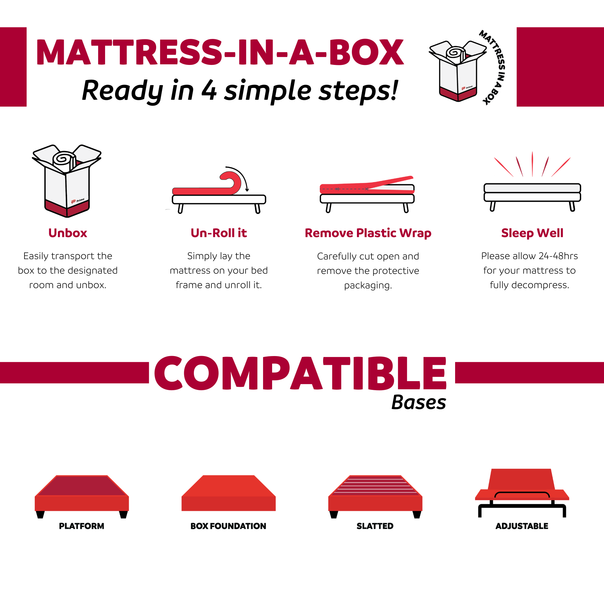 Premium 9 in. Medium Pocket Spring Mattress - Cal King, White