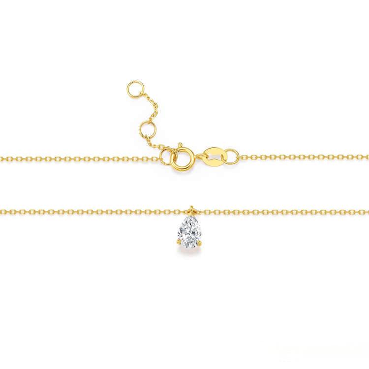 Pear Radiance PT950 Platinum Lab-Grown Diamond Bracelet