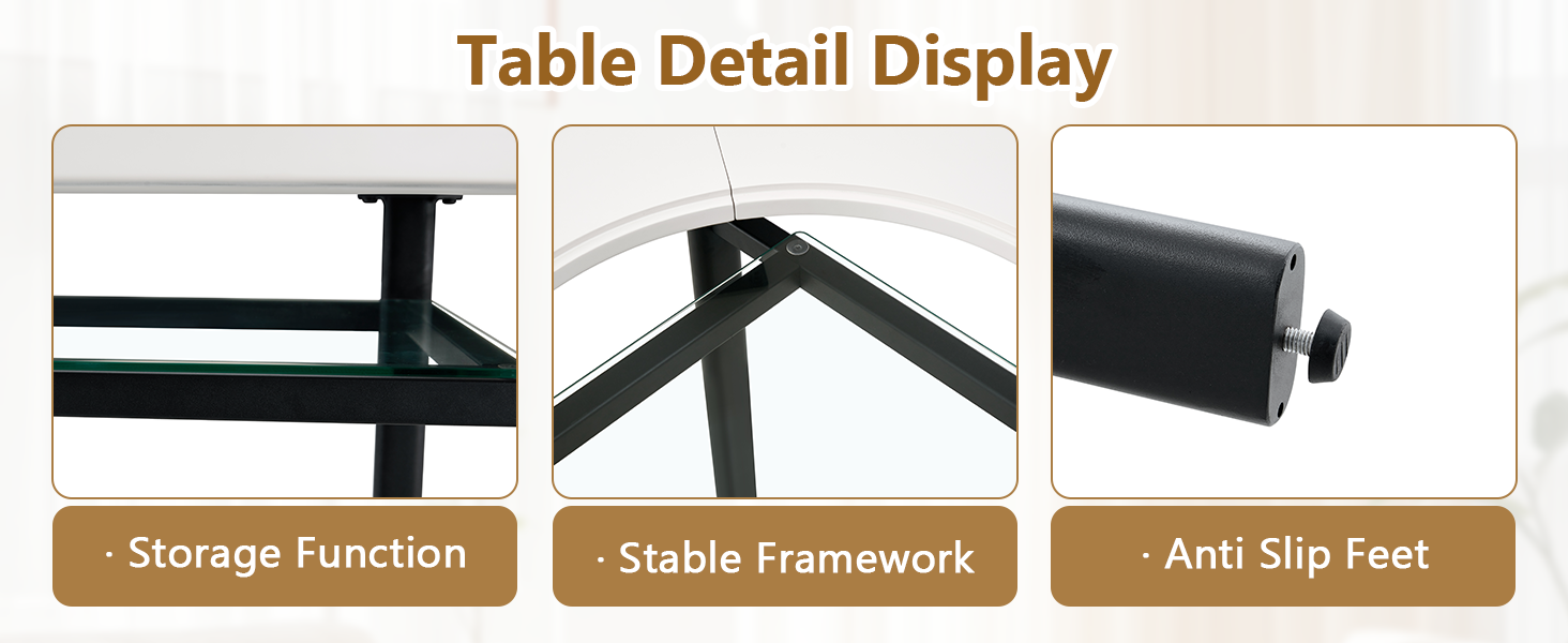 Table and chair set.42 inch modern minimalist white desktop round dining table set.Paired with 6 Black Artificial PU Chairs With Curved Widened Cushion Design. Suitable for dining rooms,office,etc.