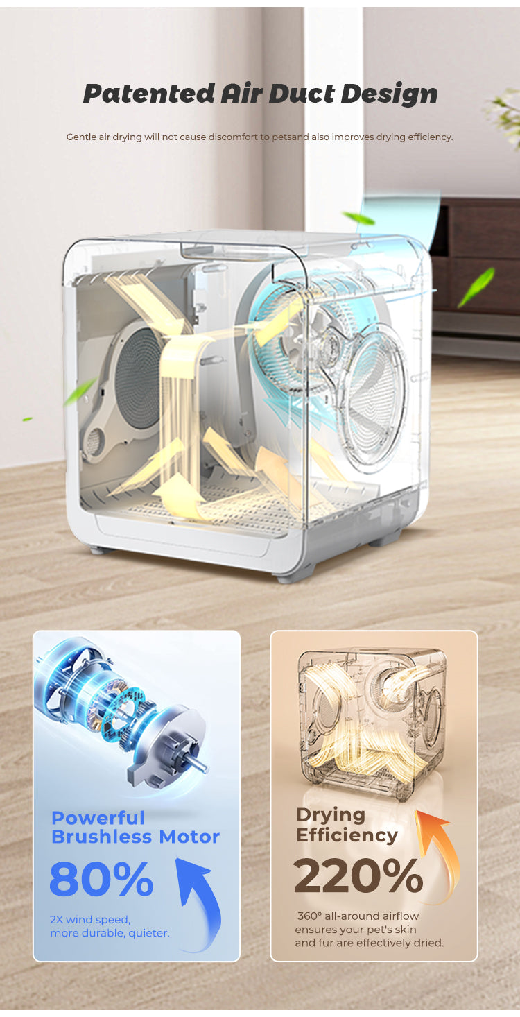 Pet Dryer Room - Cream White (Image 2)