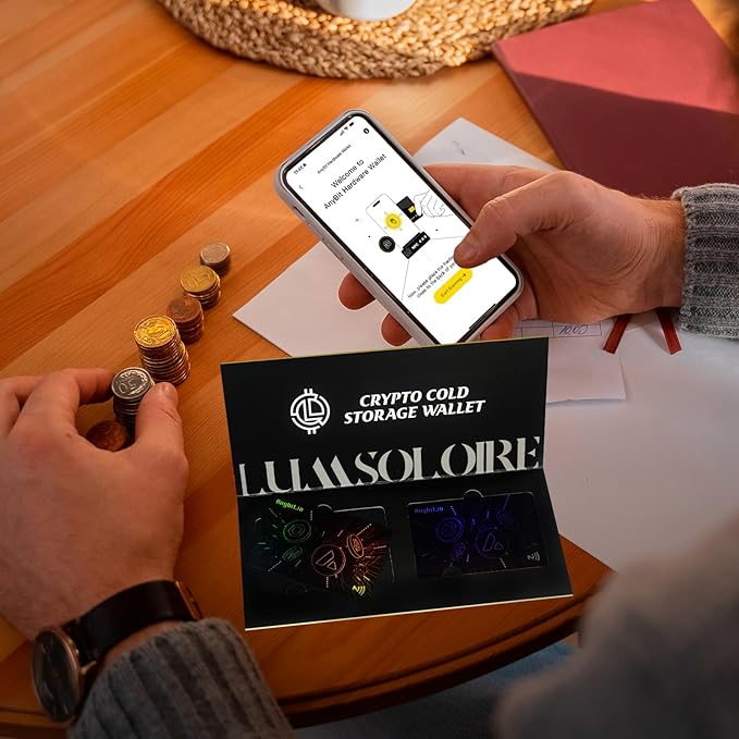 NFC Crypto Cold Wallet Card – Secure Element, Waterproof, Multi-Currency