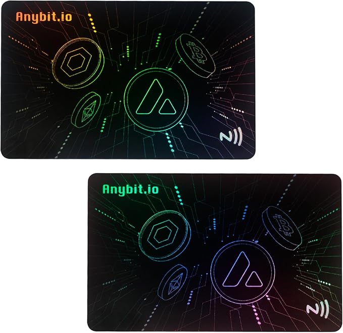 NFC Crypto Cold Wallet Card – Secure Element, Waterproof, Multi-Currency