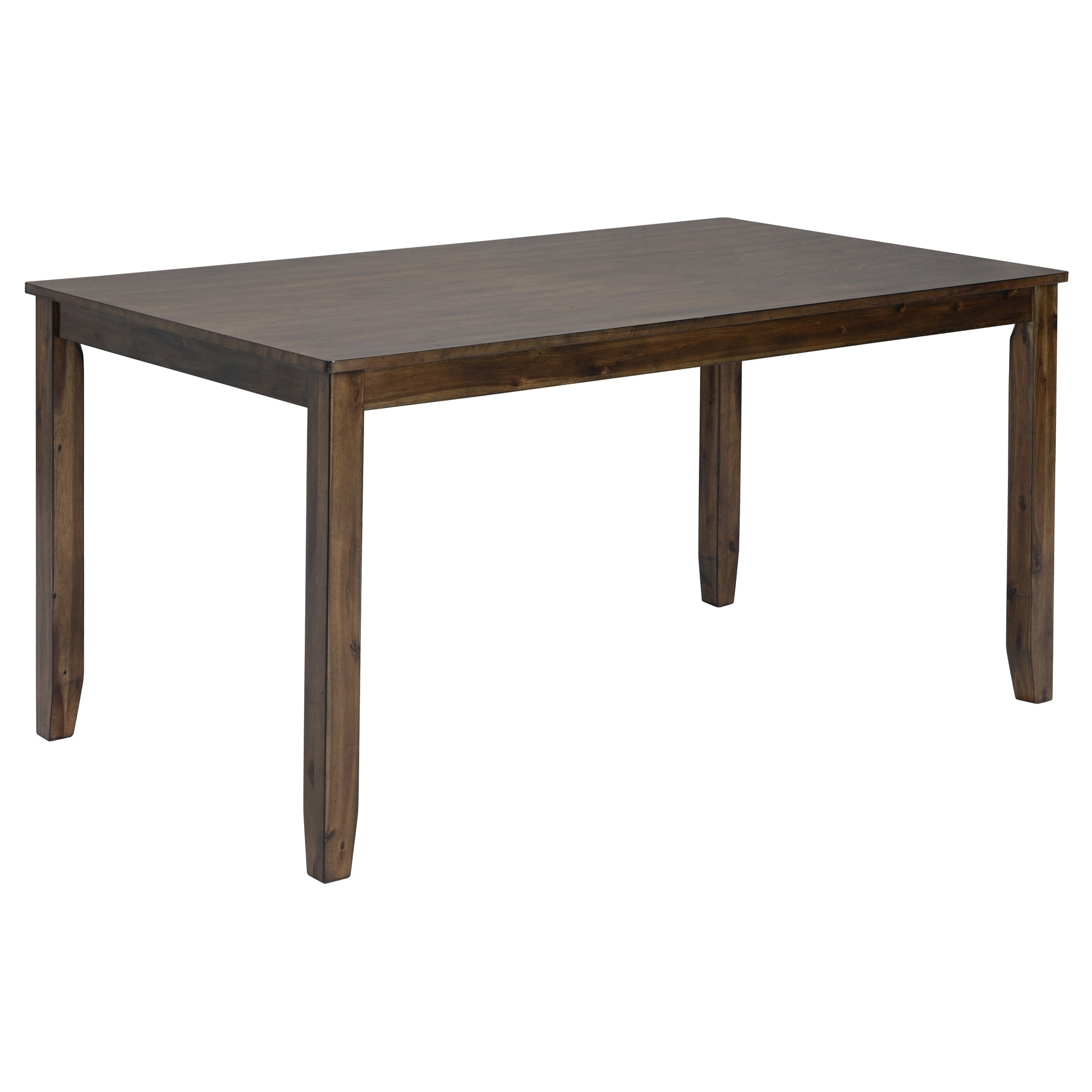 Elegant 6-Piece Wooden Dining Table Set (Table + 4 Chairs + Bench, Walnut)