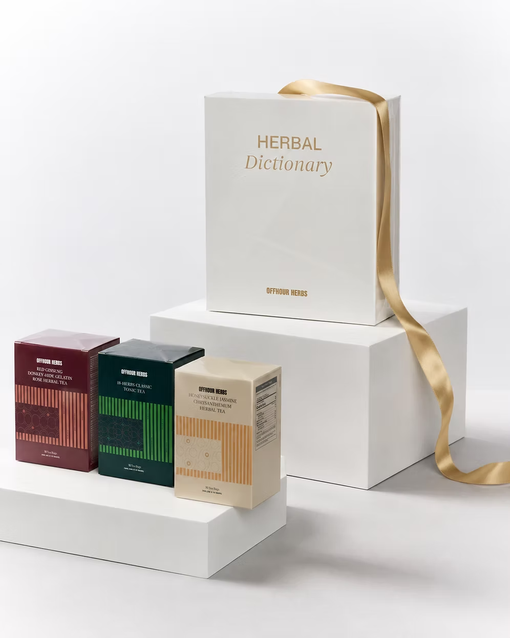 Herbal Tea Gift Box – 4-Flavor Variety Set (40 Tea Bags)