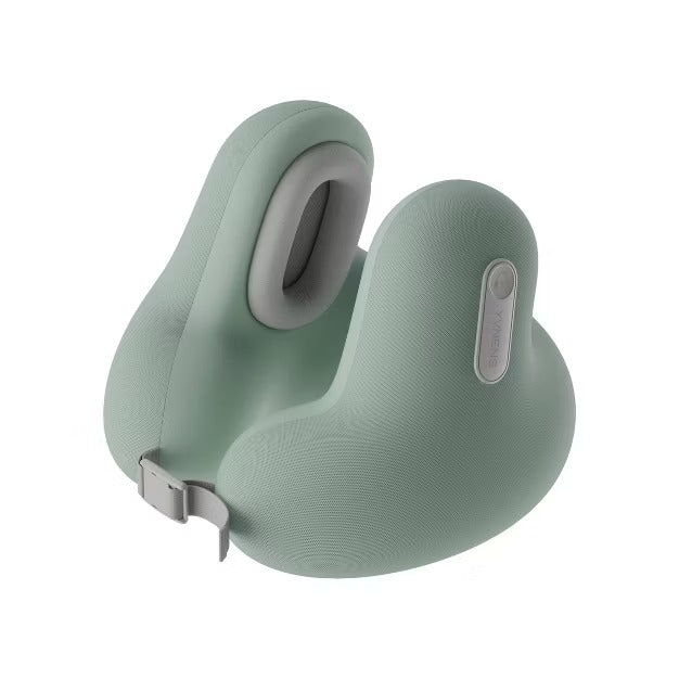 Yvnens Travel Pillow with Built-In Headphones