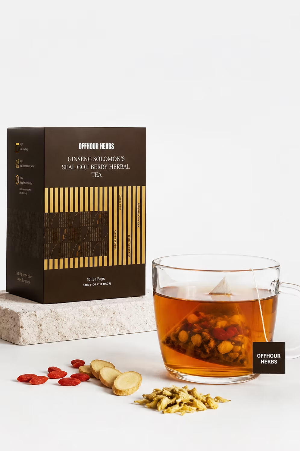 Ginseng Solomon‘s Seal Goji Berry Herbal Tea