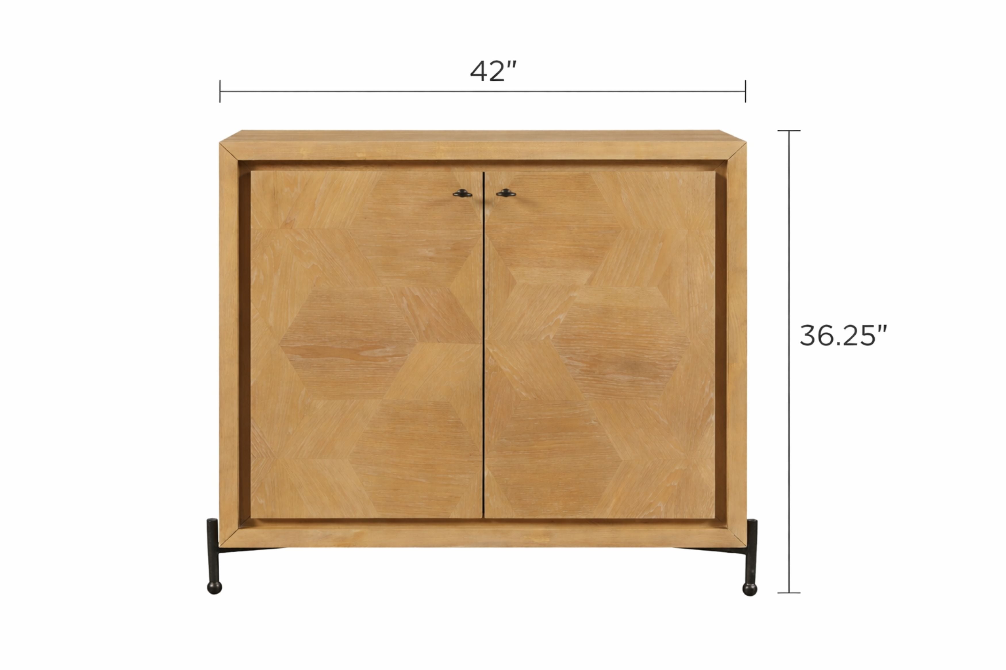 Hickory Accent Door Chest - Cashew