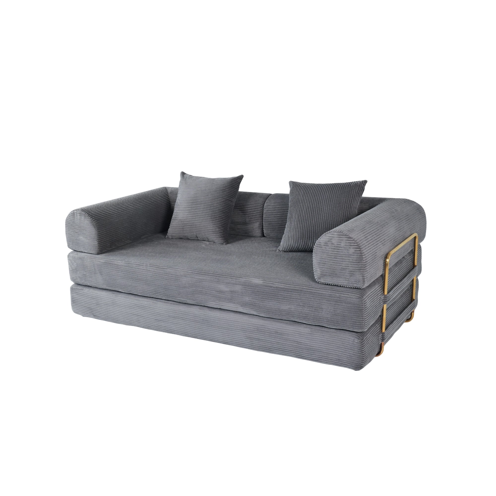 2-in-1 Foldable Sofa Bed (75")
